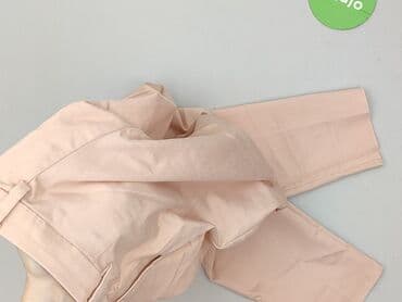 jaka bluzka do różowych spodni: Material trousers for women, size XS — 6