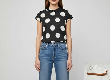 bluzka w grochy, mohito: Mohito, Bluzka damska, rozmiar S — 1