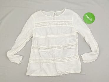 biała jedwabna bluzka damska: Bluzka damska, rozmiar S — 2