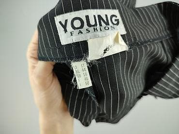 dżinsy obcisłe: Young Fashion, Spodnie materiałowe damskie, rozmiar XL — 5