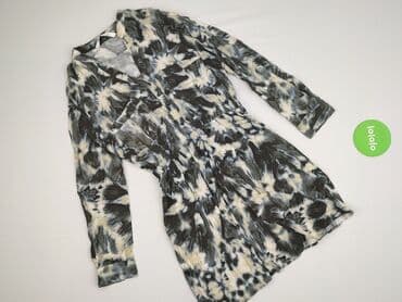 zara sukienka w kwiaty z bufiastymi rękawami: Zara, Women`s dress, size S — 2