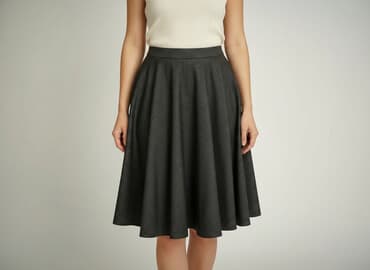 elegancka spódnice midi: Spódnica damska, rozmiar S — 5