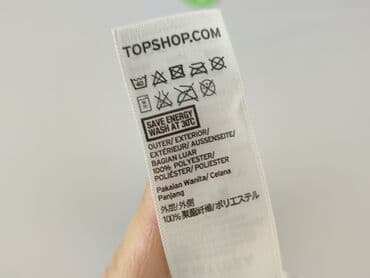 jeansy damskie podarte: Topshop, Material trousers for women, size S (EU 36) — 5