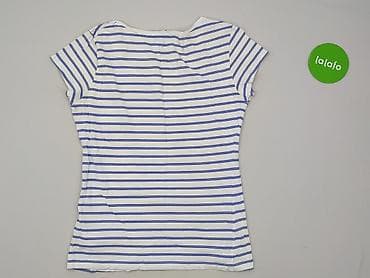 niebieski: H&M, T-shirt damski, rozmiar M — 4