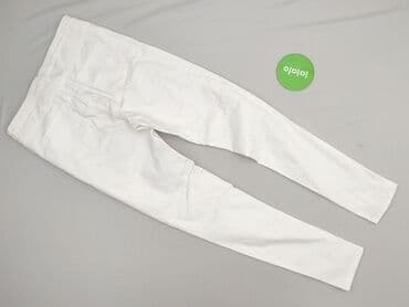 biale szerokie jeansy: Denim Co, Jeansy damskie, rozmiar M — 3