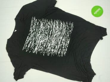 czarne t shirty basic: Women`s T-shirt, size 6XL (EU 52) — 2