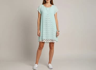 zygzak sukienki: Sukienka damska, rozmiar S — 1