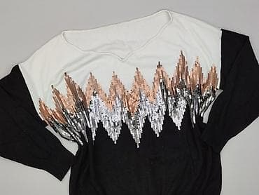 bluza z cekinami h: Sweter damski, rozmiar M — 1