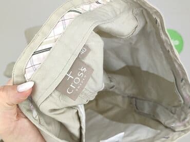 białe koturny sandały ccc: Cross, Szorty damskie, rozmiar L — 3