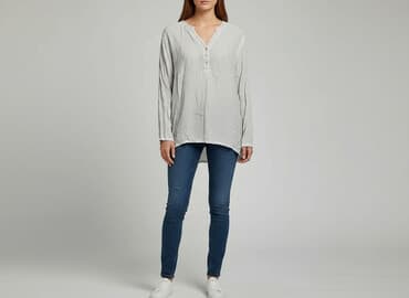 długa bluzki koszulowe: UP2Fashion, Koszula damska, rozmiar L — 6