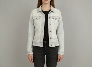 lidl kurtka jeansowa: Kurtka jeansowa damska, rozmiar S — 6