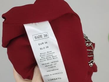 bluza z czerwonym napisem: Orsay, Bluzka damska, S — 6
