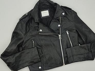 pln leather jacket: Bershka, Kurtka skórzana damska, rozmiar S — 1
