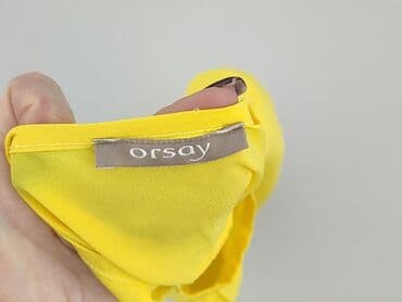 bluzka żółta w czarne paski: Orsay, Bluzka damska, rozmiar S — 4