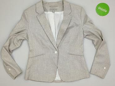 t shirty basic hm: H&M, Marynarka damska, rozmiar M — 2