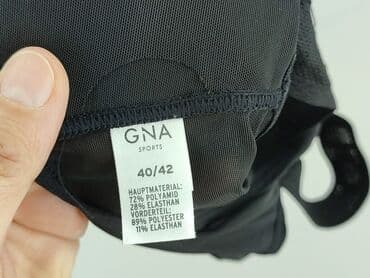 legginsy damskie plus size: Gina, Бюстгальтер жіночий, Спортивний, L — 4