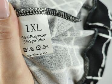 legginsy woskowane wysoki stan: Spodnie materiałowe damskie, rozmiar XL — 5