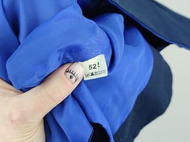 biala koszulka barcelony: Męska kamizelka garniturowa, granatowa - Klasyczny krój z dekoltem w — 4