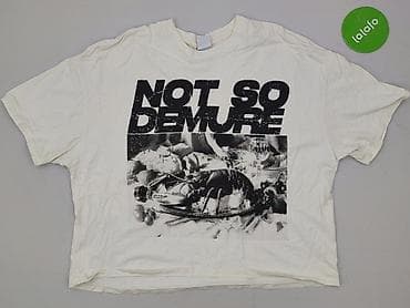 bluzki czarne basic: Bershka, T-shirt damski, rozmiar L — 2