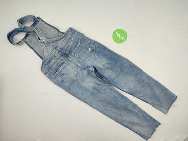 podarte jeansy: H&M, Dungarees for women, size S (EU 36) — 3
