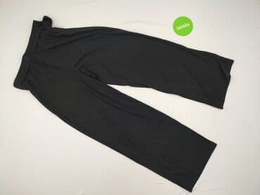 czarne luźne sukienki: Spodnie materiałowe damskie, rozmiar M — 3