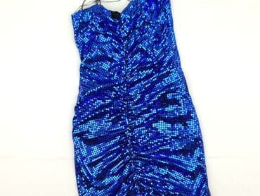 niebieska satynowa sukienka zara: Zara, Sukienka damska, rozmiar XS — 4
