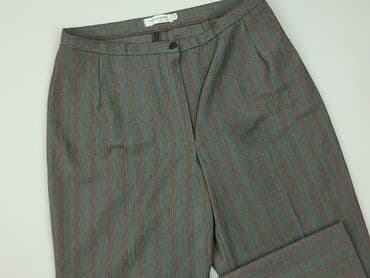 legginsy damskie plus size: Material trousers for women, size XL (EU 42) — 1