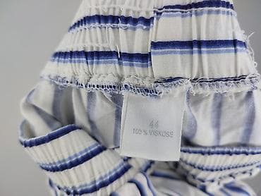 biale sandaly na platformie: Spodnie materiałowe damskie, rozmiar XL — 4