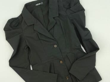 srebrna marynarka do sukienki: Nasty Gal, Marynarka damska, rozmiar M — 1