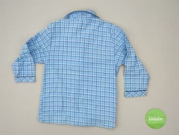 czapka ursus c 360: Shirt 8 years, condition - Good, pattern - Cell, color - Light blue — 3