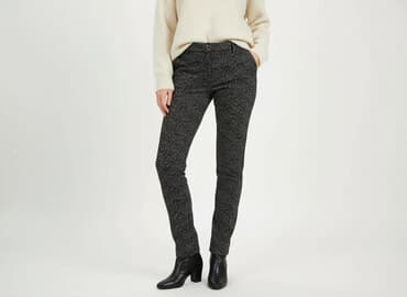 piżamy damskie allegro: Freesia, Spodnie materiałowe damskie, rozmiar L — 6