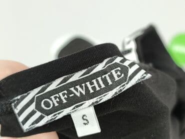 białe t shirty oversize: Off-White, Top damski, rozmiar S — 4