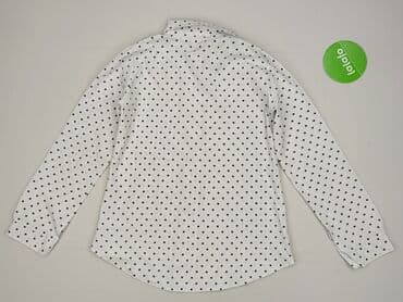 sukienki w geometryczne wzory: Shirt 12 years, condition - Perfect, pattern - Print, color - White — 3