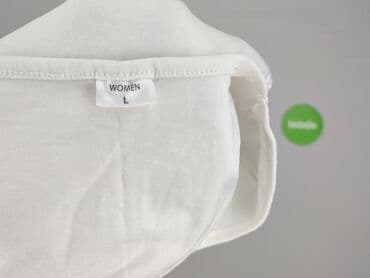 białe podkoszulki damskie z długim rękawem: Women`s T-shirt, size L — 5