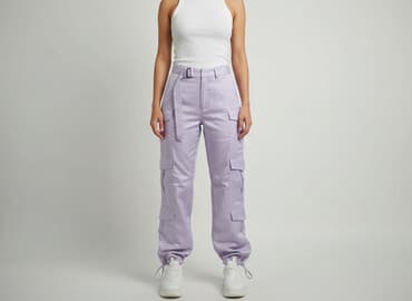 cargo wide leg: Spodnie cargo damskie, rozmiar 2XS — 7