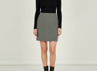 plisowane spódnice szara: Pepco, Spódnica damska, rozmiar L — 6