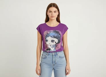 koszulka rolling stones stradivarius: Stradivarius, T-shirt damski, rozmiar L — 1