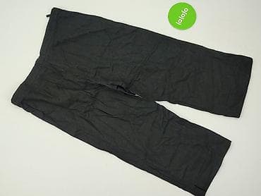 cargo wide leg: Spodnie 3/4 damskie, rozmiar XL — 3