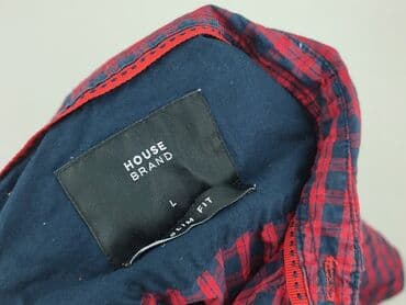 kurtka koszulowa w kratę z frędzlami: House, Koszulа dla mężczyzn, L — 4