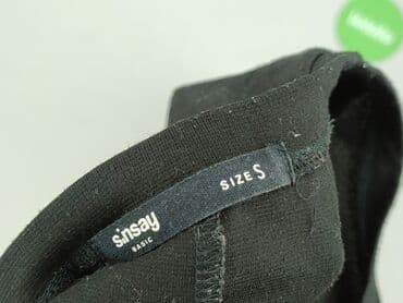 czarna sukienka z długim rękawem sinsay: Sinsay, Sukienka damska, rozmiar S — 4