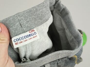 klapki z futerkiem dla dzieci ccc: Spodnie dresowe, Coccodrillo, 9-12 miesięcy, stan - Idealny — 4