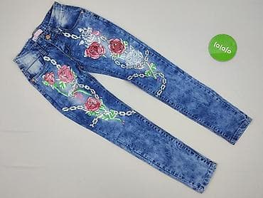 bluza young leosia: Spodnie jeansowe, 11 lat, 140/146, stan - Idealny — 2