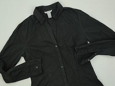 czarne bluzki basic: H&M, Koszula damska, rozmiar M — 1