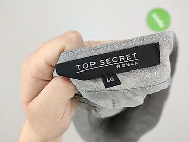 garnitur niebieski: Top Secret, Spódnica damska, rozmiar L — 4