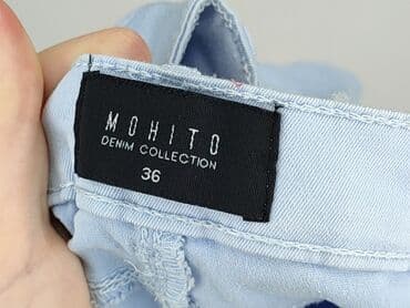 jeansy damskie podarte: Mohito, Spodnie materiałowe damskie, rozmiar S — 4