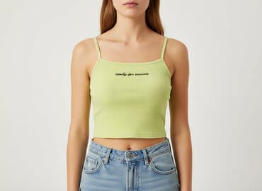 bershka body czarne: Bershka, Top damski, rozmiar XS — 6