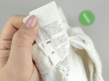 biale spodnie reserved: Reserved, Jeansy damskie, rozmiar L — 5