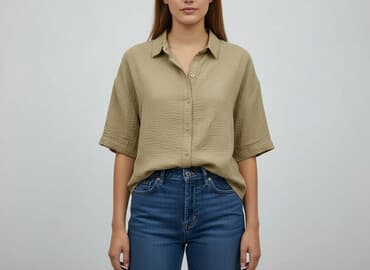 koszula puro lino: Soaked in Luxury, Koszula damska, rozmiar M — 6