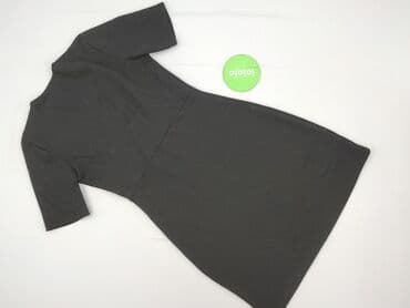 czarna sukienka ze srebrnymi dodatkami: Zara, Sukienka damska, M — 3