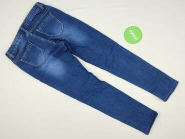spodnie jeansowe z naszywkami: Jeansy damskie, rozmiar M — 5